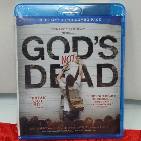 God’s Not Dead (BLU-RAY + DVD Combo Pack) Christian Drama Kevin Sorbo NEW SEALED - Picture 1 of 7